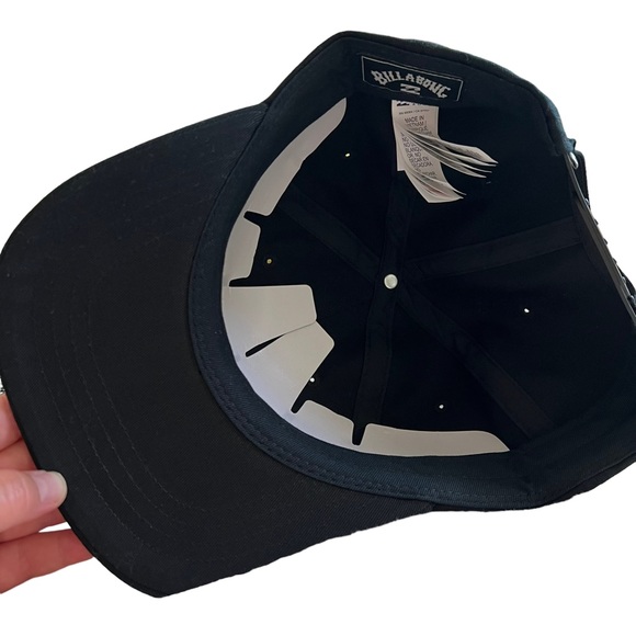 NWT Billabong Men’s Black Daily Snapback Hat Retro Logo - Picture 7 of 7